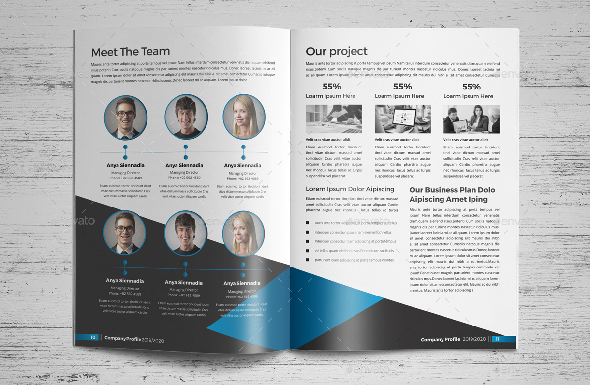 Company Profile Brochure Template V2, Print Templates | GraphicRiver